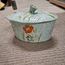 Vintage Beswick 875 Floral Butter Dish 