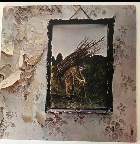 Led Zeppelin IV LP SD 19129 Atlantic 1971 Green/Red Label VG+ Vinyl VG Sleeve