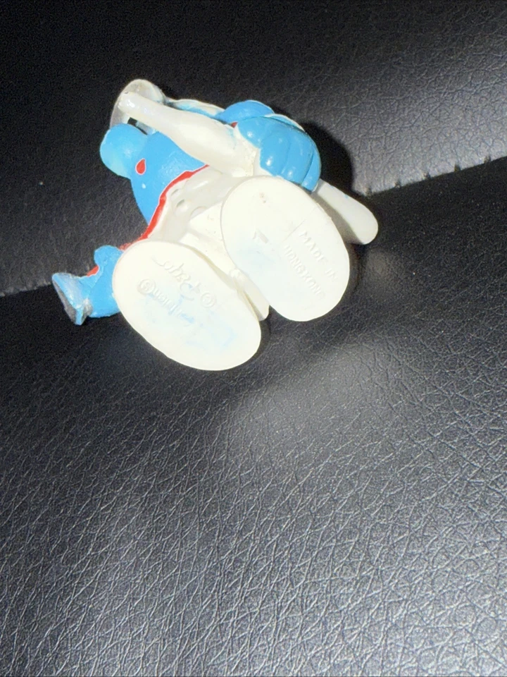 Peyo Smurfs Doctor Smurf Physician Vintage Figure PVC Toy Figurine 1978 - Изображение 4 из 4