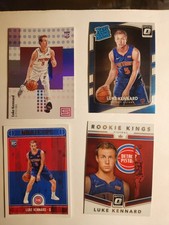 Luke Kennard 2017-18 (4) Basketball Card Lot! All Rookies! Los Angeles Lakers