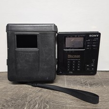 Vintage Sony Discman D-35 Compact Disc CD Player w/ Case And Battery For Parts