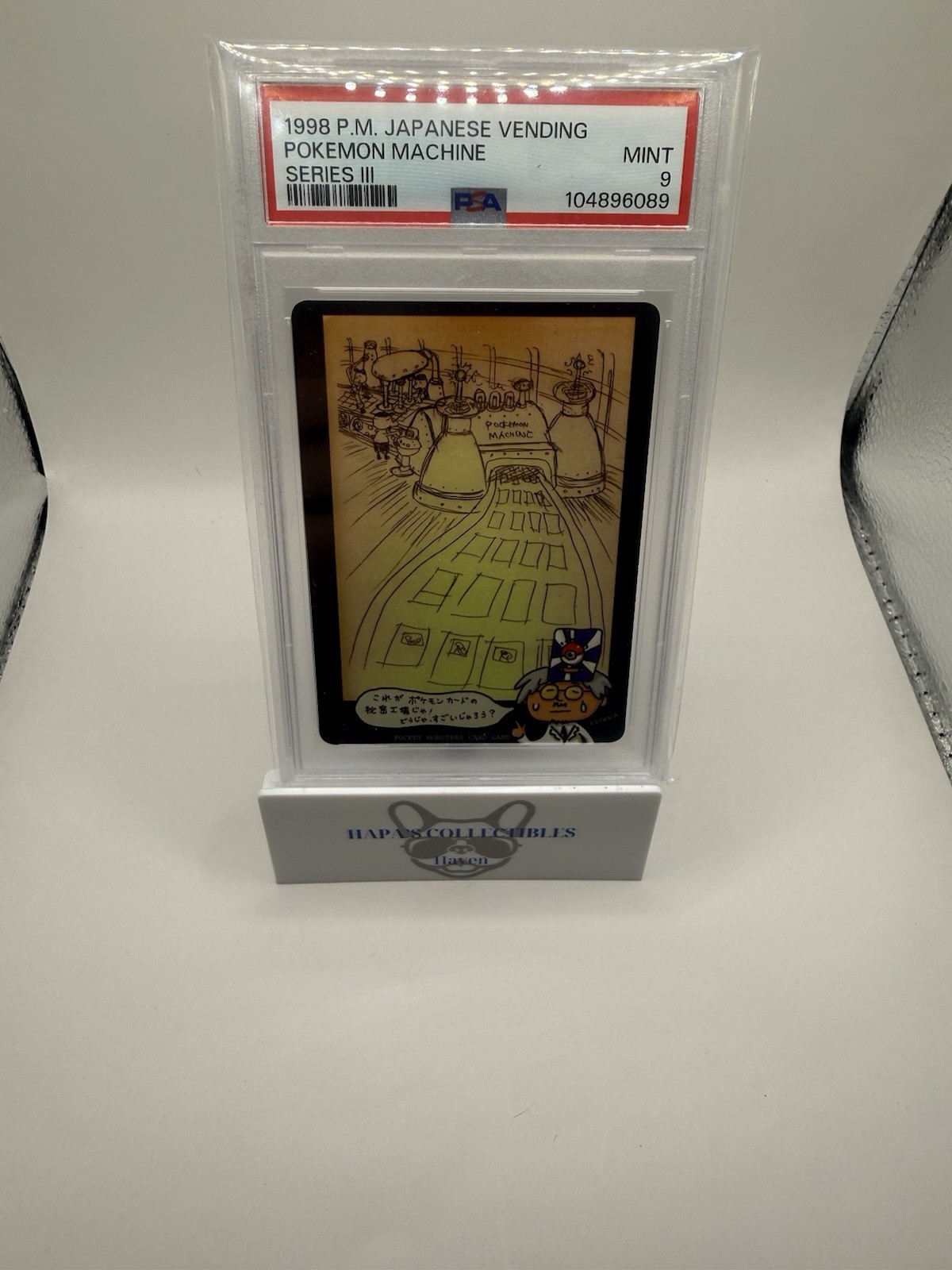 1998 Ooyama's Pokemon Machine (Series III) PSA 9 Rare Pokemon Japanese Vending