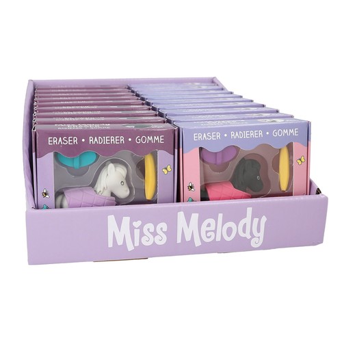 Miss Melody Eraser Set Horse shaped Rubber novelty erasers set Horses rubbers - Picture 8 of 10