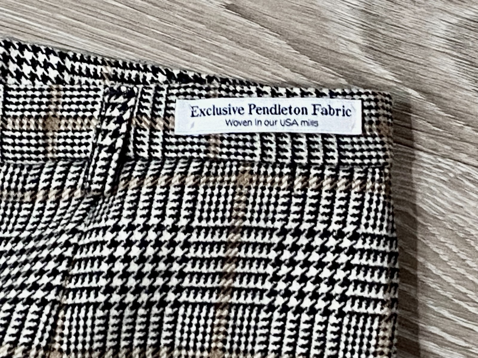 Pendleton Virgin Wool Houndstooth Plaid Heritage … - image 5
