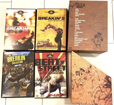 Break Dance Breakin DVD Limited First Edition 4 Disc Set 7p Break Dance Breakin DVD Limited First Edition 4 Disc Set 7p