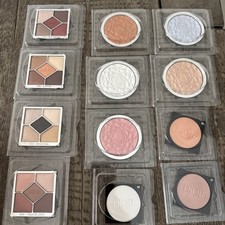Dior Makeup Bundle Of 12 eyeshadows Luminizers New Testers