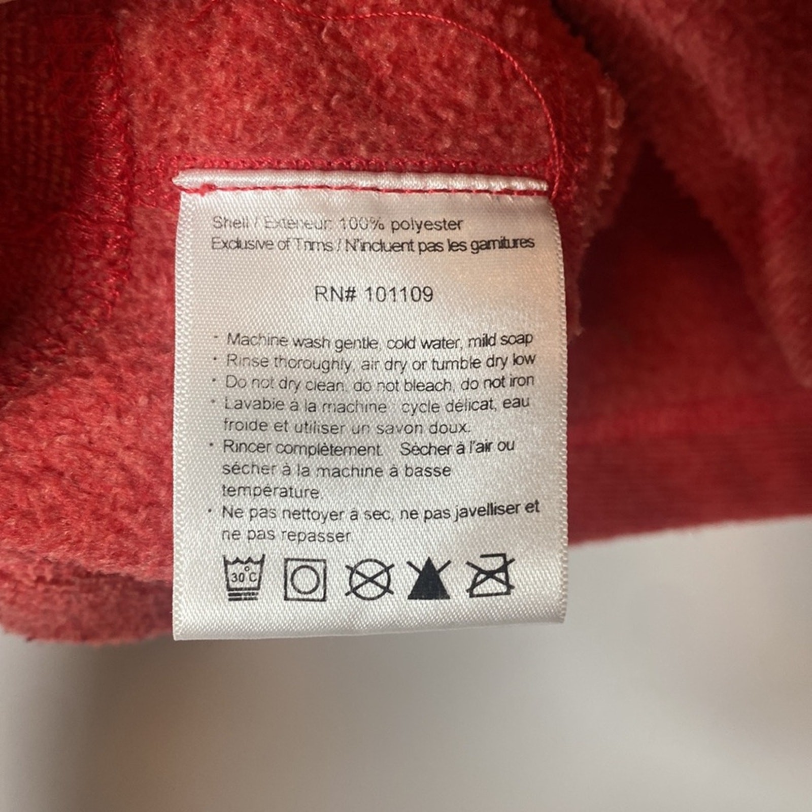 Cloudveil Wonens Red fleece pullover Small - image 6