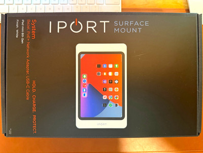 iPort Surface Mount System for Apple iPad mini 6th Gen PoE+ White 70806