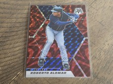 2021 Panini Mosaic #5 Roberto Alomar Reactive Red Prizm Nmmt