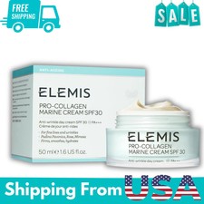 Elemis Pro-Collagen Marine Day Cream SPF 30 1.6oz / 50ml Anti-Aging USA.