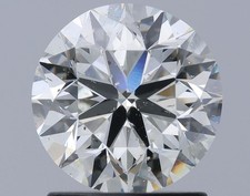 Cert. GIA Round 1.50 Carat Natural Mined Diamond Loose J color SI2 clarity 3573.33 per carat
