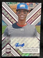 2018 Elite Extra Edition GREGORY DURAN Rookie RC Auto Autograph #d /100
