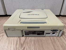 Sega Saturn Console White HST-3220 Japanese Version tested