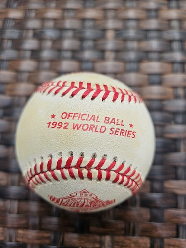 1992 W.S. Baseball Signed by Toronto Blue Jays Pat Borders Inscribed "92 WS MVP" - Picture 2 of 5