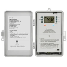 Pool Timer, 7-Day Digital Pump Timer Switch, 40 AMP Heavy Duty, 120/240/277 V...