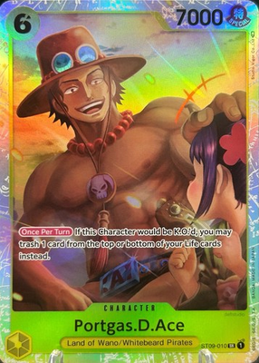 #ad • Portgas.D.Ace • ST09 010 SR Starter Deck 9 Holo Foil One Piece TCG NM $1.99