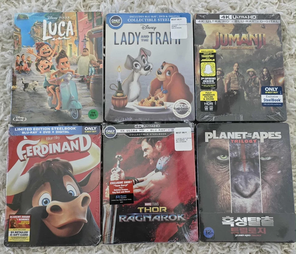 RARE SteelBook Blu-Ray You Pick & Choose Brand New Sealed Mint Collectibles USA - Image 3 of 3