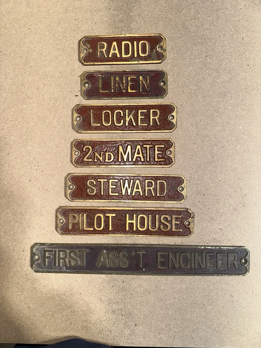 US Navy Antique Maritime Plaques & Signs for sale | eBay