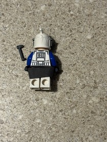 100% Authentic LEGO Star Wars Phase 1 Captain Rex Minifigure 7675 Not Complete