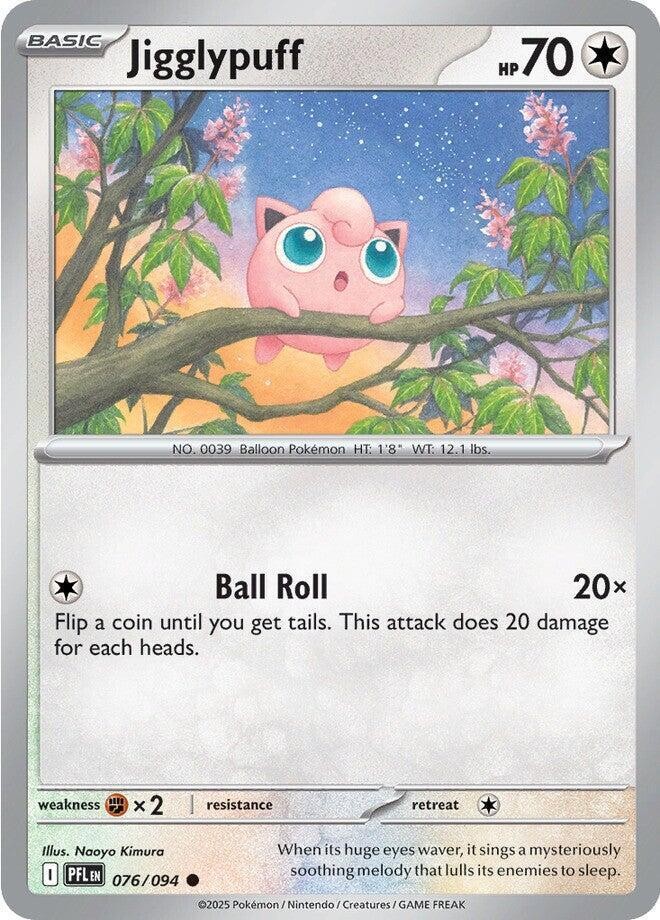Jigglypuff Common ME02: Phantasmal Flames 076/094 NM