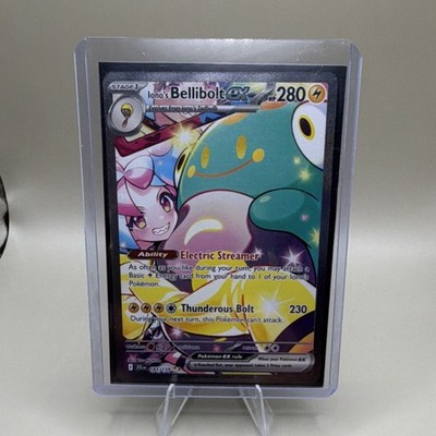 Pokémon Iono's Bellibolt ex 194/159 Journey Together Holo Illustration Rare EX