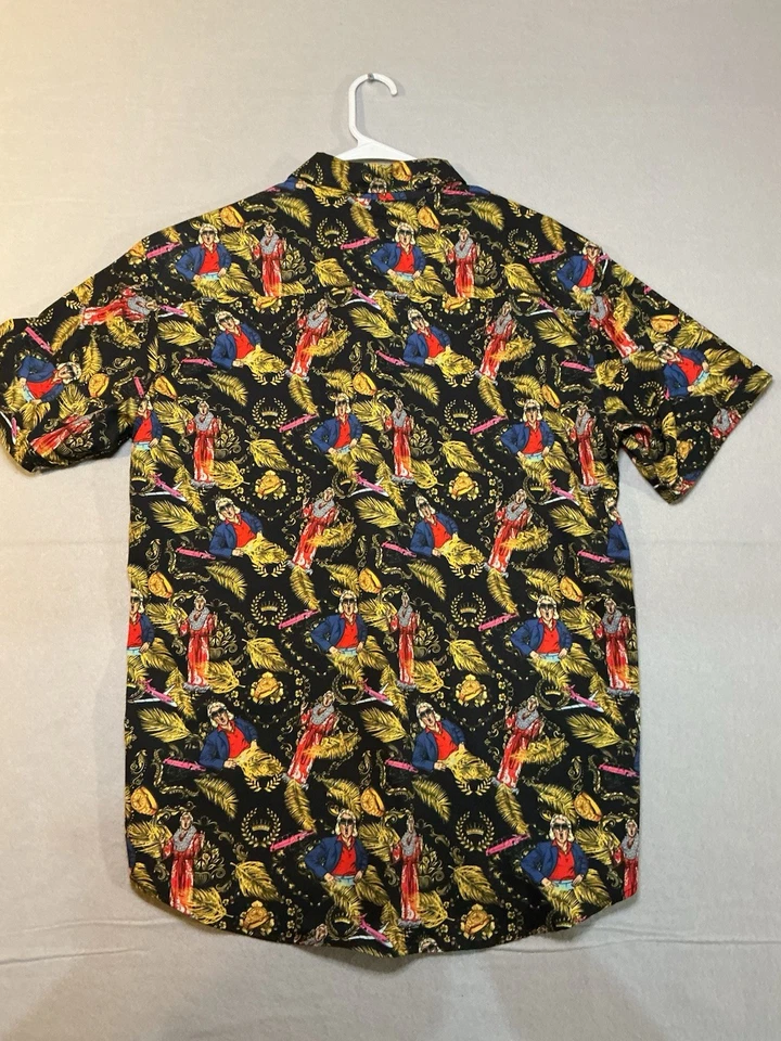 RSVLTS WWE Legends Ric Flair “Nature Boy” manga corta abotonada XL 0077 Foto 2 de 4