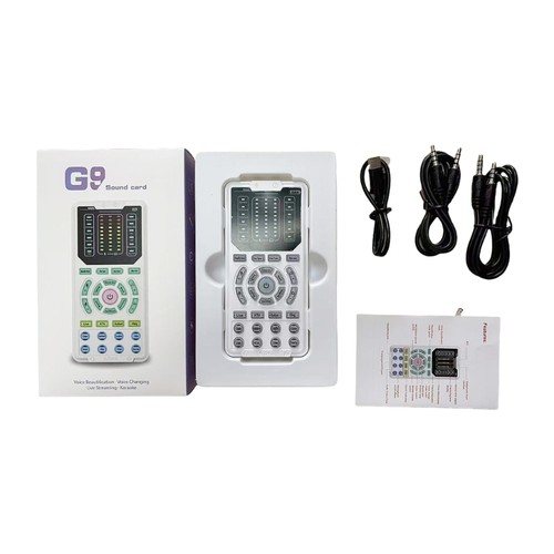 Portable Live Sound Card Sound Effects Machine With 16 Sound Effect for Live - Afbeelding 6 van 10