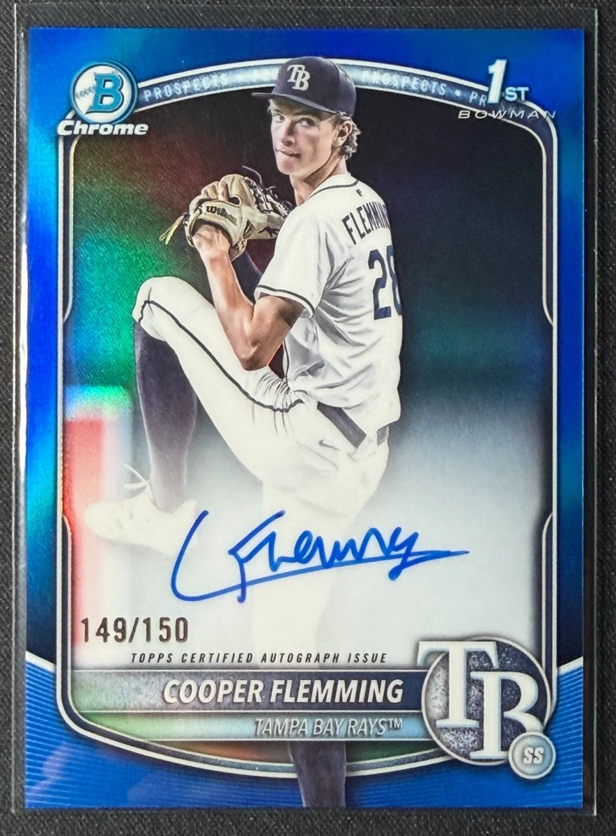 Bowman Tampa Bay Rays Baseball Autographed Sports Trading Cards