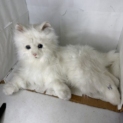 VINTAGE FurReal Friends Lulu My Cuddlin Kitty Cat White 2009 Hasbro Tested Works