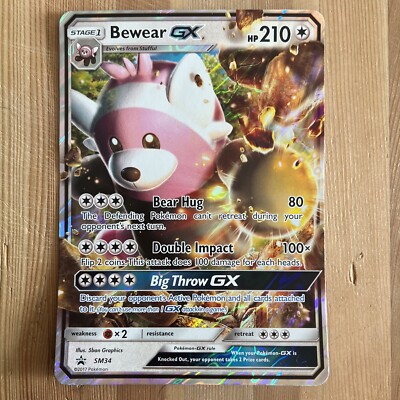 Bewear GX - SM34 - Oversized Promo Pokemon Jumbo Card VLP