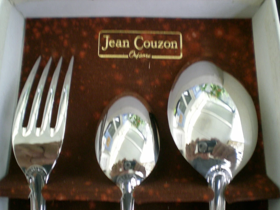 JEAN COUZON COUVERT ENFANT ORFEVRE POINSONNE NEUF DANS SA BOITE D'ORIGINE - Photo 2/4