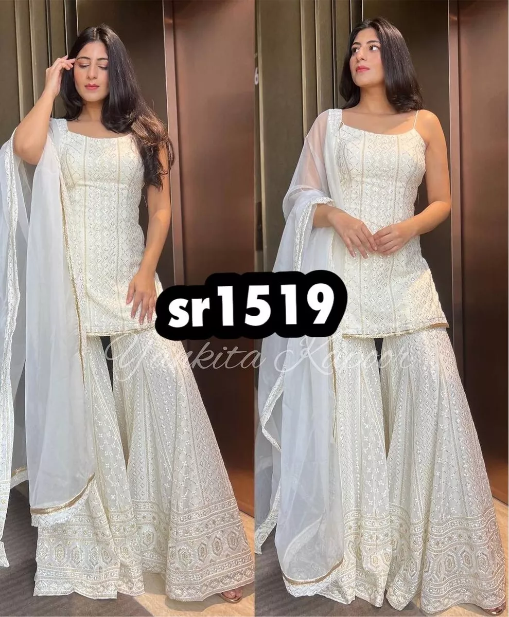 White salwar kameez designs cheap female