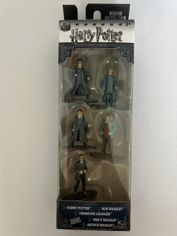 Nano Metalfigs Harry Potter Die Cast Metal Figurines Hermione Ron Arthur Harry