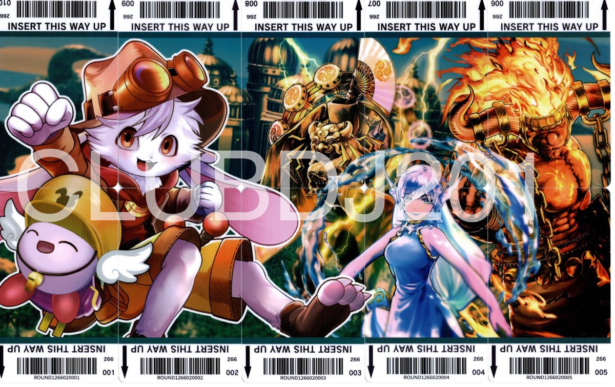 メダルゲーム　GOLD RAILROAD カード全種セット KONAMI GOLD RAILROAD Arcade Coin Pusher Cards - NEW - Round