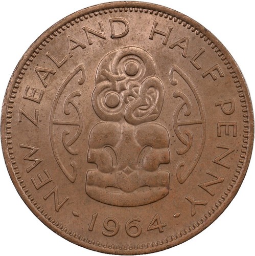 🇳🇿 New Zealand 1 Cent 1975 Coin KM#31 Elizabeth II 2nd Portrait