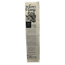 Estey Organ Vintage Print Ad 50s Junior Model Vermont