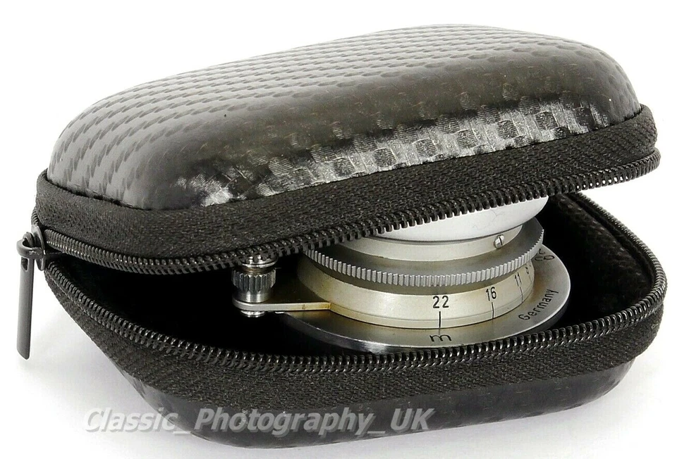 Lente estilo CARBONO, estuche de accesorios para LEICA Elmar f=3,5 cm 1:3,5 buscador VIOOH, etc. Foto 2 de 4