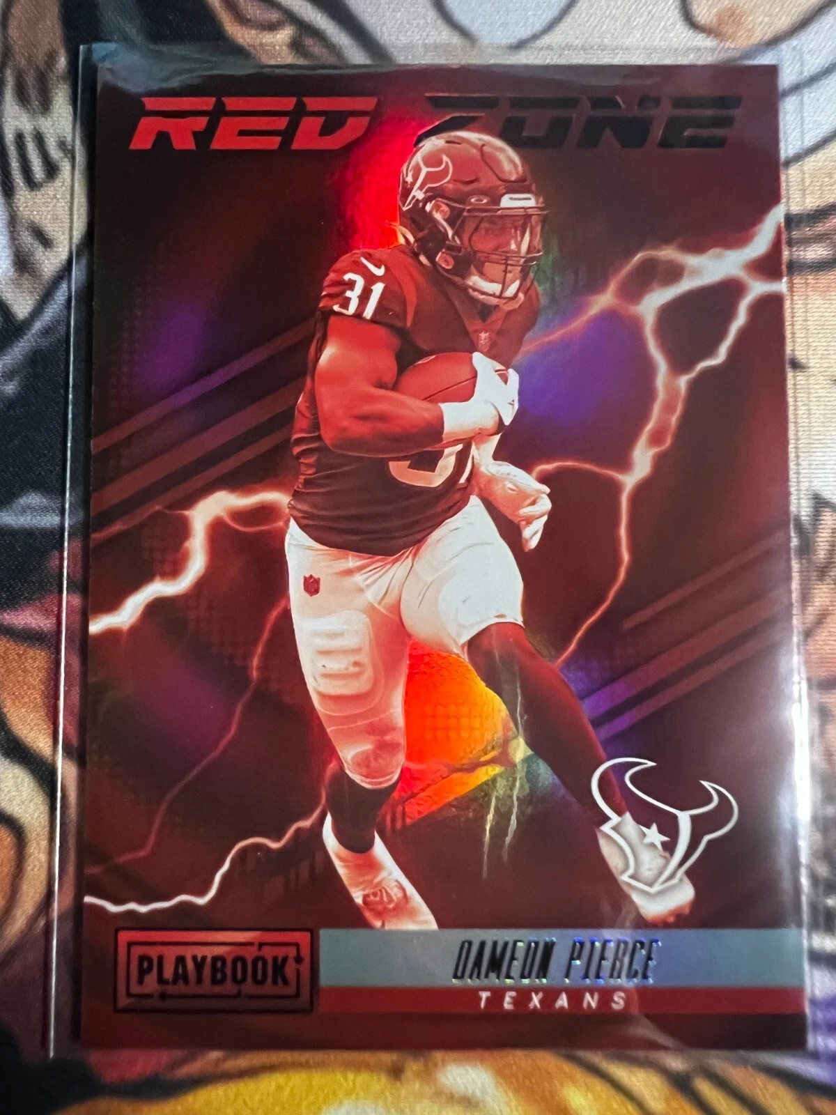 Dameon Pierce Panini Playbook Red Zone #RZ23 Base