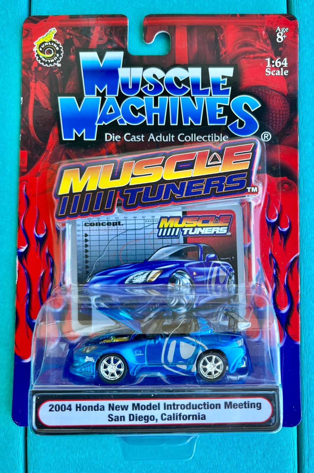 MUSCLE MACHINES TUNERS NEW MODEL HONDA S2000 DEALER PROMO 2004 SAN