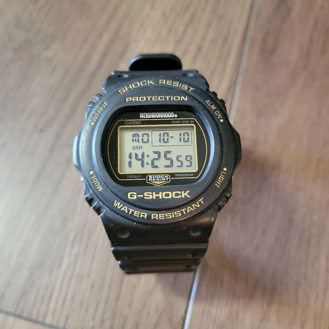 CASIO G-SHOCK x NEIGHBORHOOD Digital Watch DW-5750 Quartz Men's