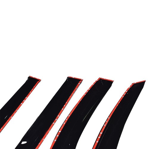 Window Visors Rain Guard Shades Fit For 2004-09 Toyota Sienna Acrylic Black - Picture 6 of 7