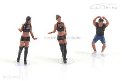 Set Figuren / Figurines LB Works Mr. Kato & Show Girls - MINI GT 1