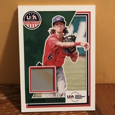 2022 USA stars and stripes Sebastian Segura game used jersey! With Dirt! Rare