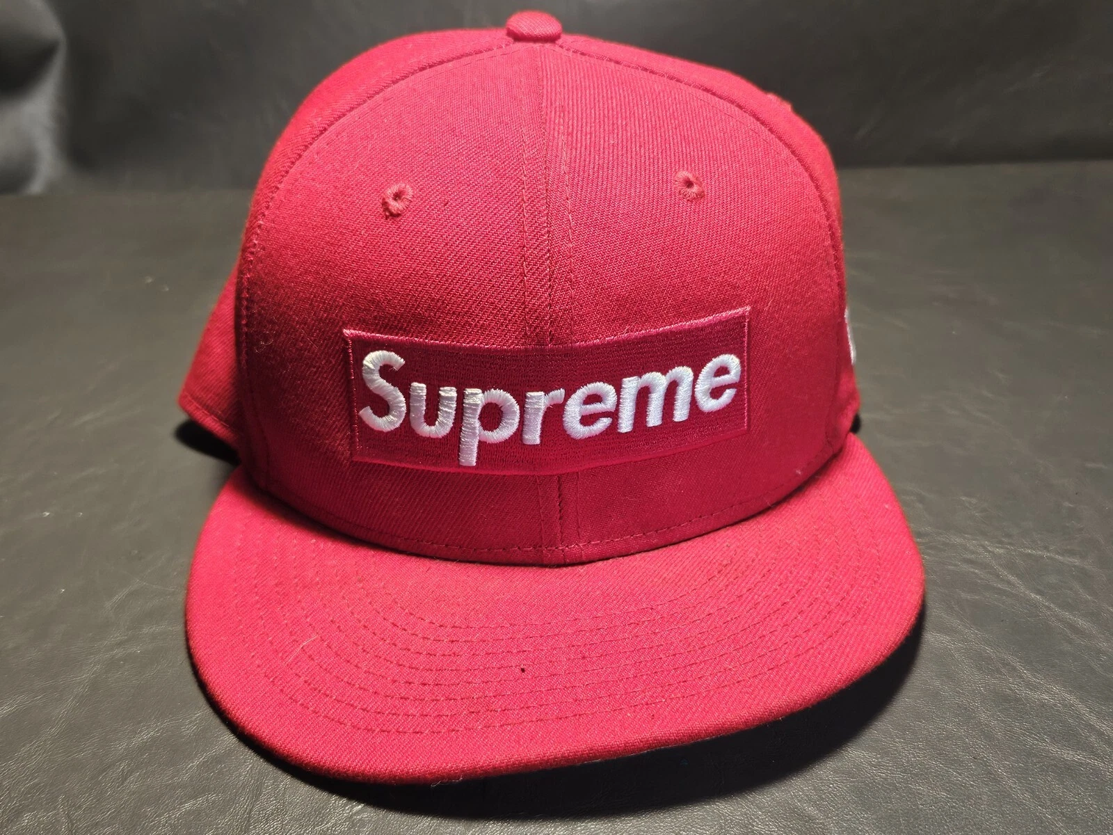 Casquette chapeau rouge Supreme NEW EERA All Time Champion 7 3/8