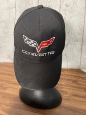 Mirae Black Baseball Cap Hat - CORVETTE - Adjustable One Size