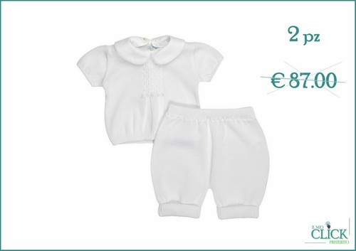 Abbigliamento Bambini Bebebò Neonato Completo 2 Pz Prima Nascita Bambina 1  Mese | eBay