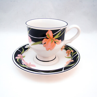 Sango Allure 377 Fußbecher Und Untertassen Set