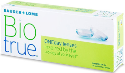 Biotrue ONEDay 30 Tageslinsen  mit Sehstärke v. -0,25 bis  -9,00  