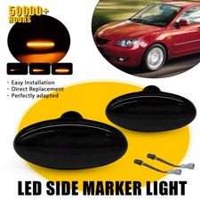 Smoked For Mazda 3 2004 2005 2006 2007 2008-2011 Led Dynamic Side Marker Light D