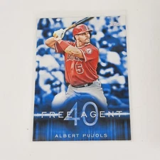 2015 Topps Free Agent 40 Albert Pujols #F40-1 Los Angeles Angels